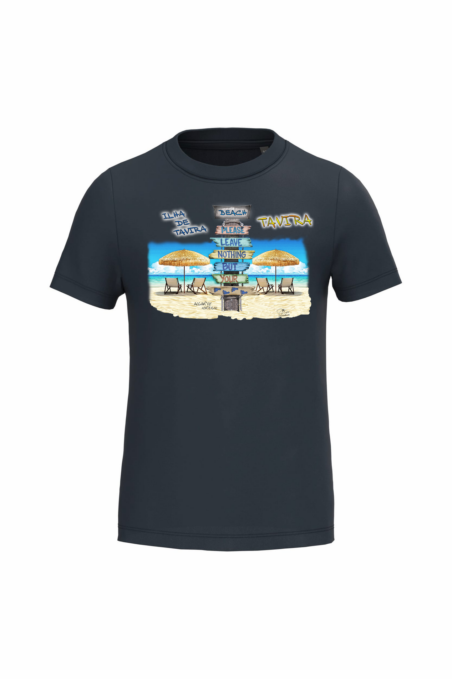 T-shirt de Criança Kariban Pégadas Tavira