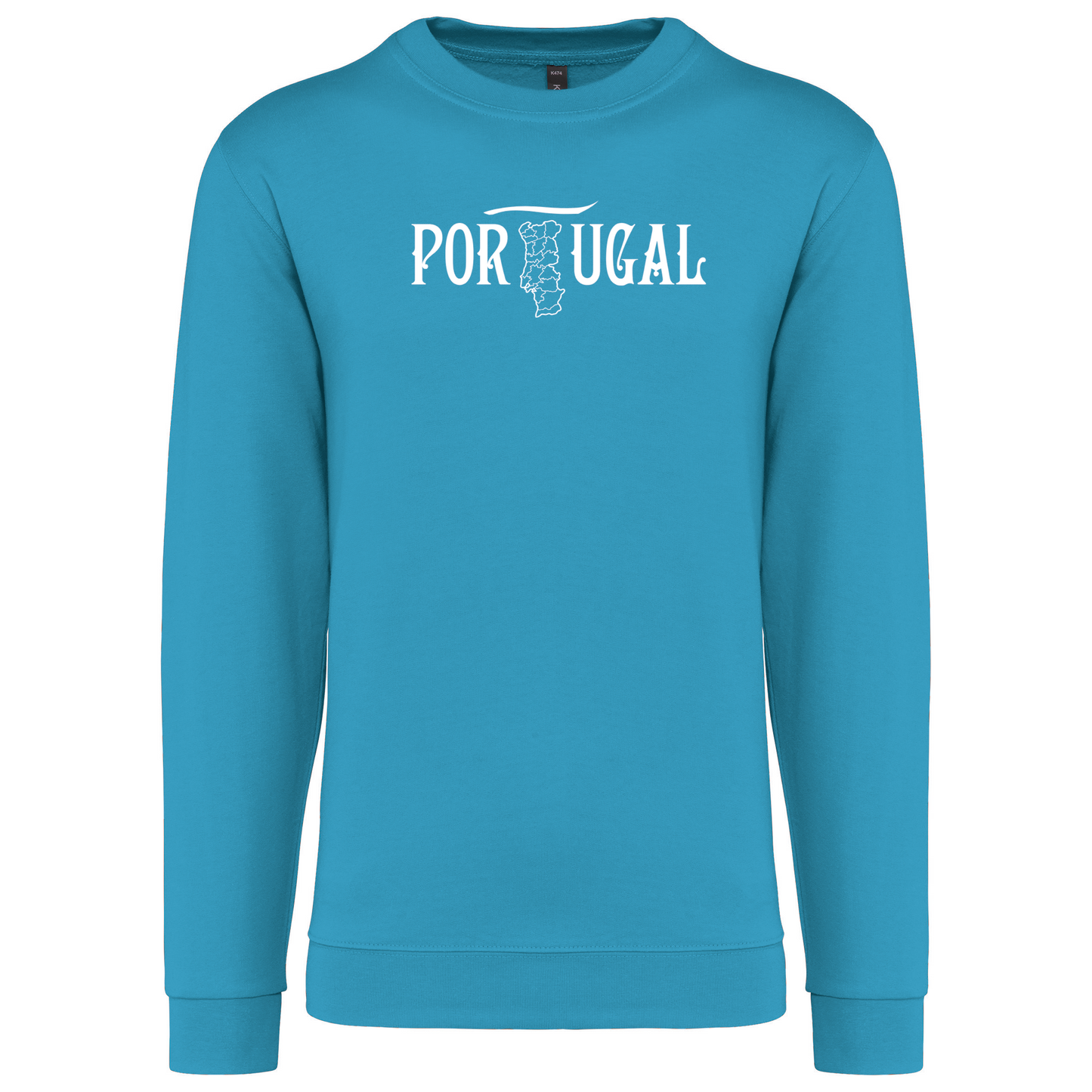 Sweatshirt Kariban sem Capuz Mapa de Portugal