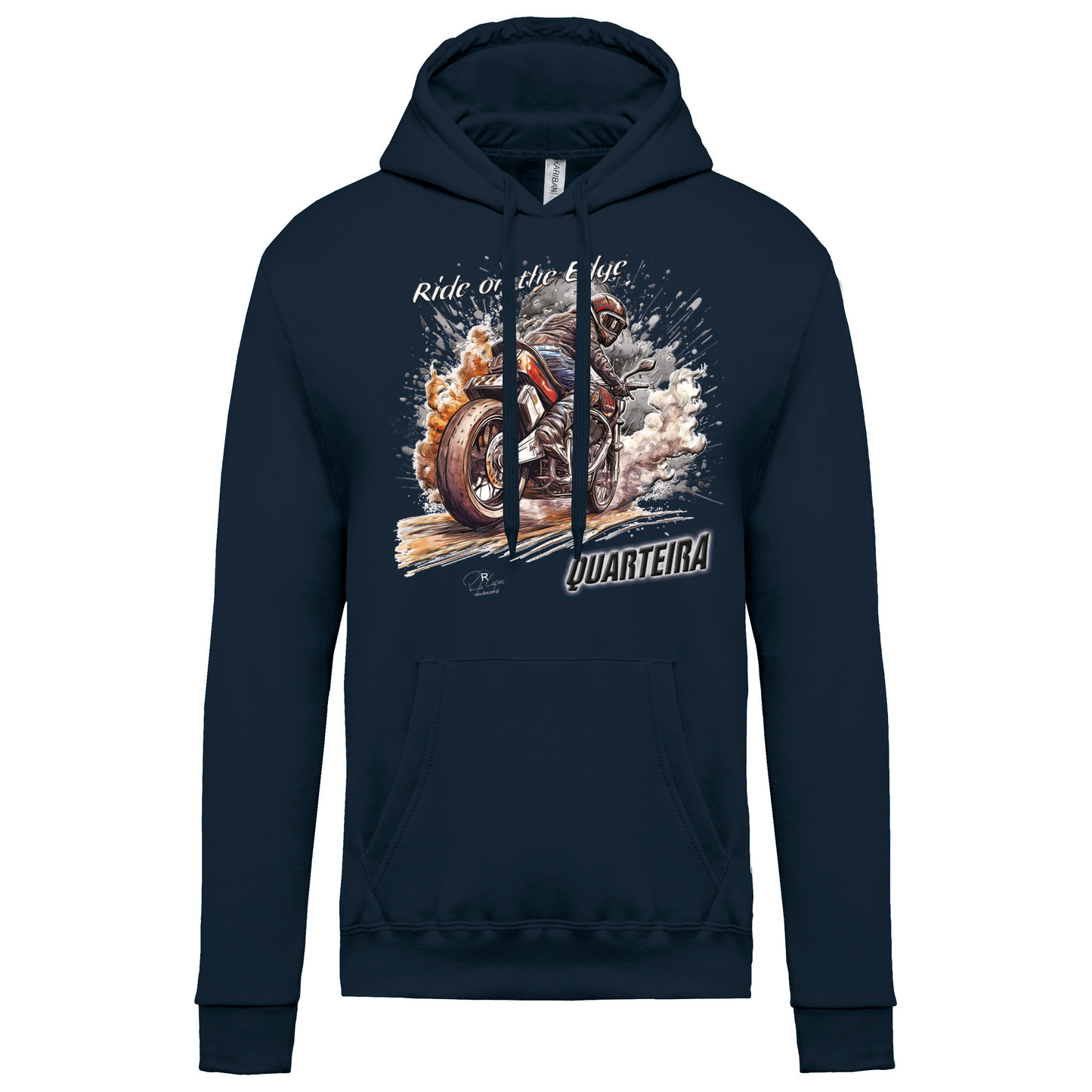 Sweatshirt Kariban com Capuz Ride on the Edge Quarteira