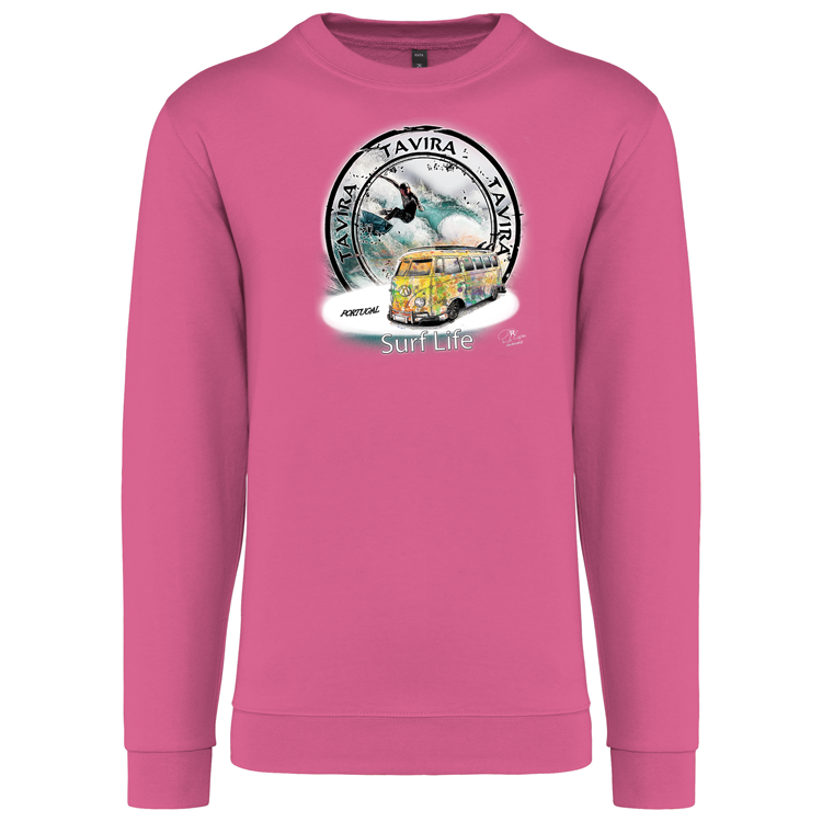 Sweatshirt Kariban sem Capuz Surf Life Tavira