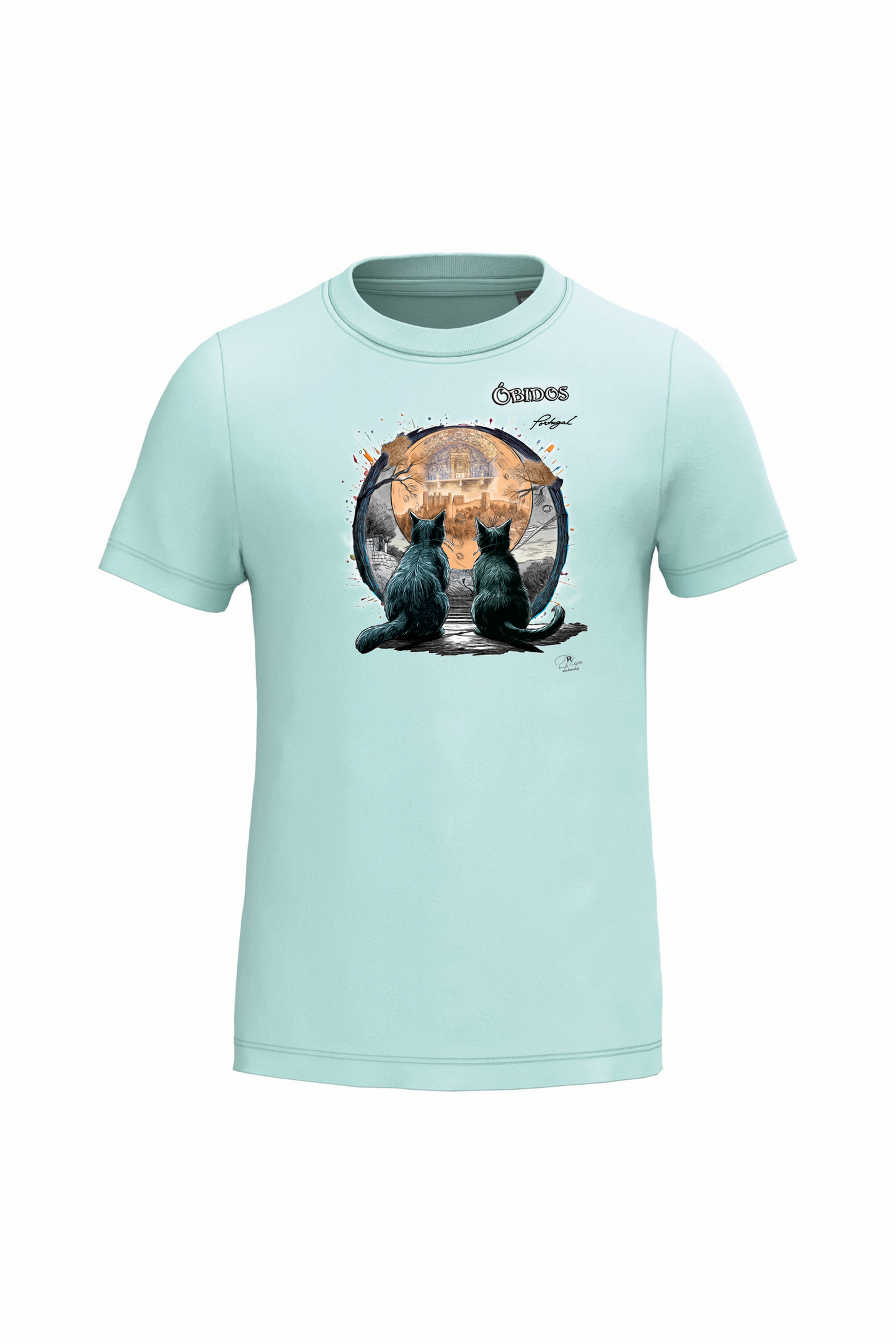 T-shirt de Criança Kariban Luar Óbidos
