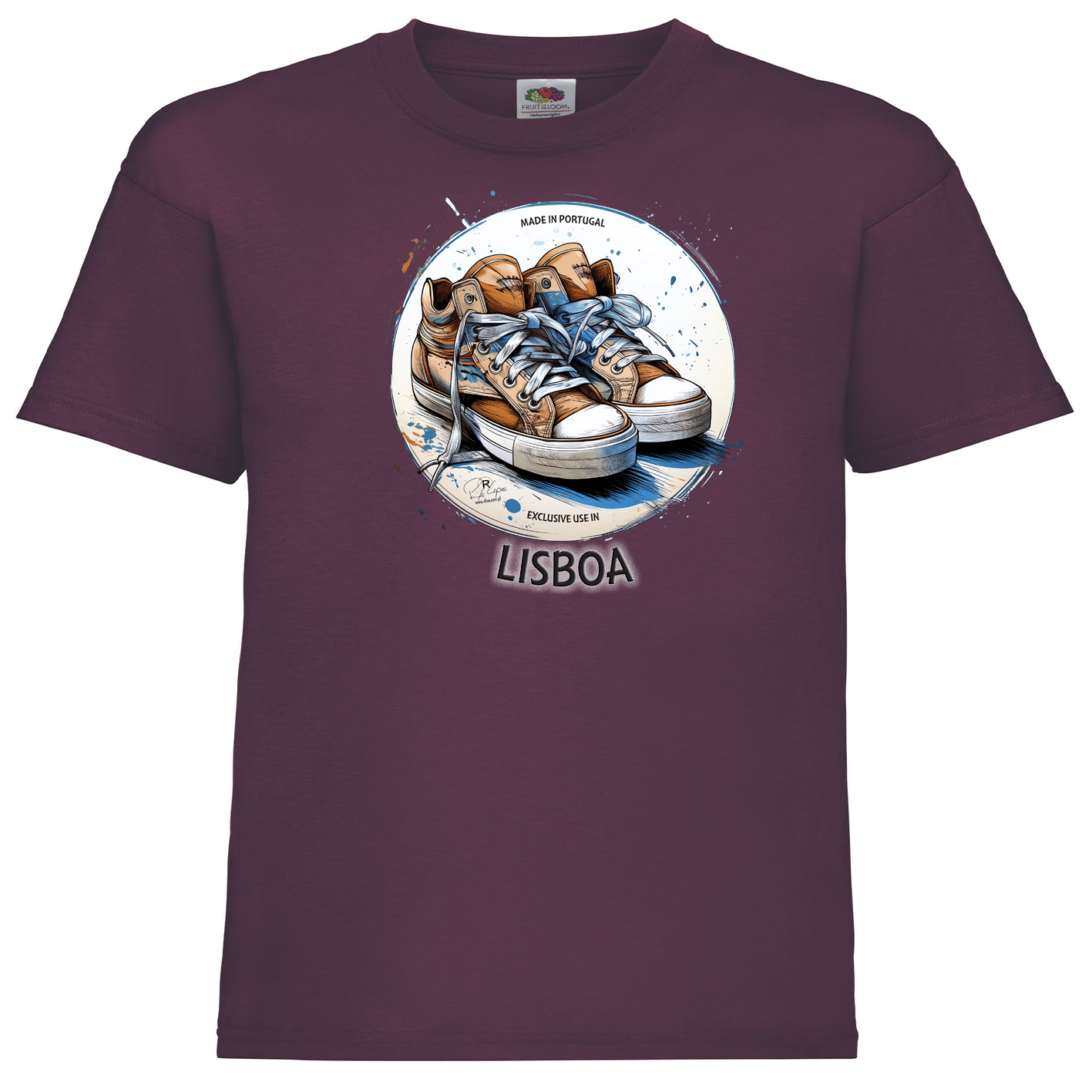 T-shirt Fruit of the Loom Kids Exclusive Lisboa