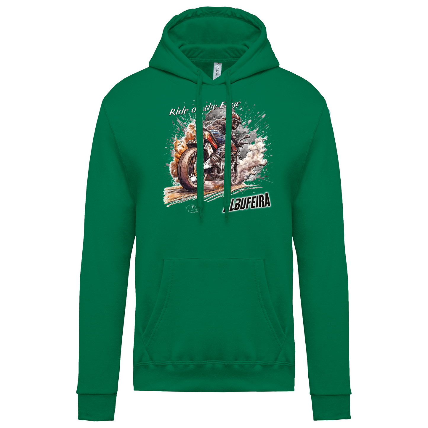 Sweatshirt Kariban com Capuz Ride on the Edge Albufeira