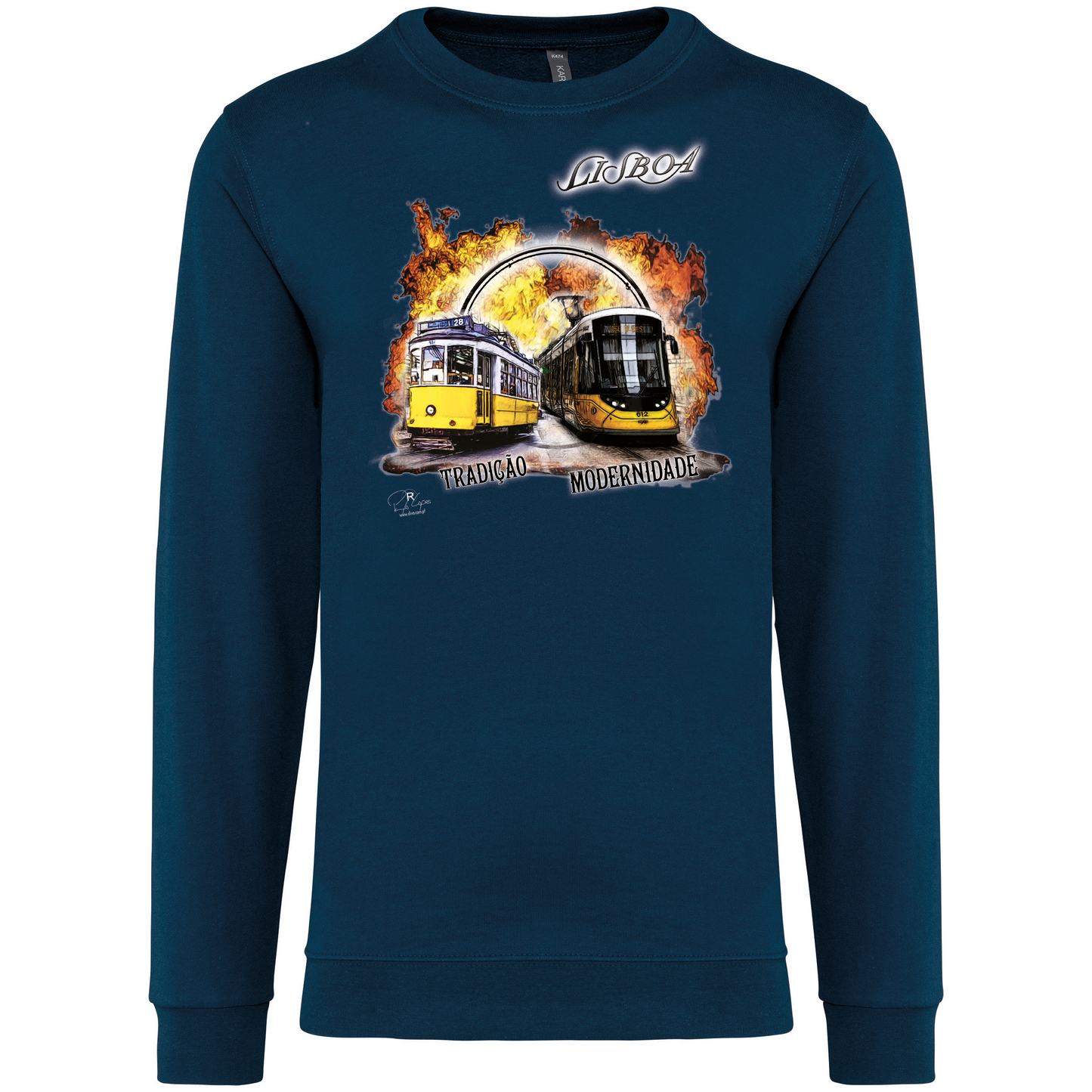 Sweatshirt Kariban sem Capuz Tradição e Modernidade