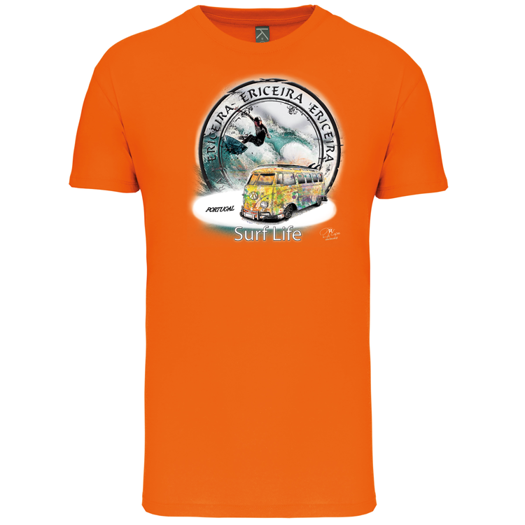 T-Shirt Algodão Biológico Surf Life Ericeira
