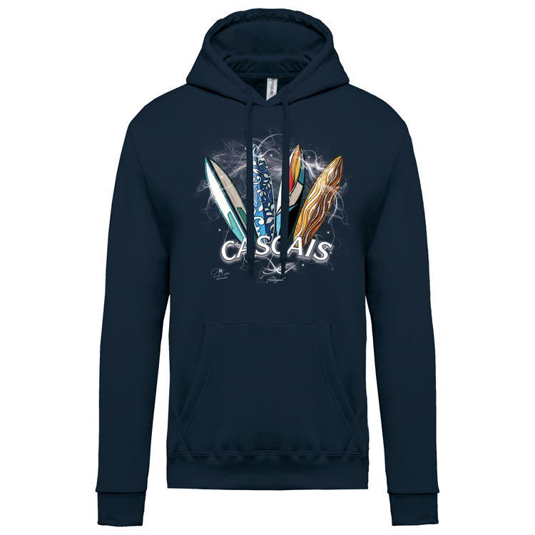 Sweatshirt Kariban com Capuz Surfboards Cascais
