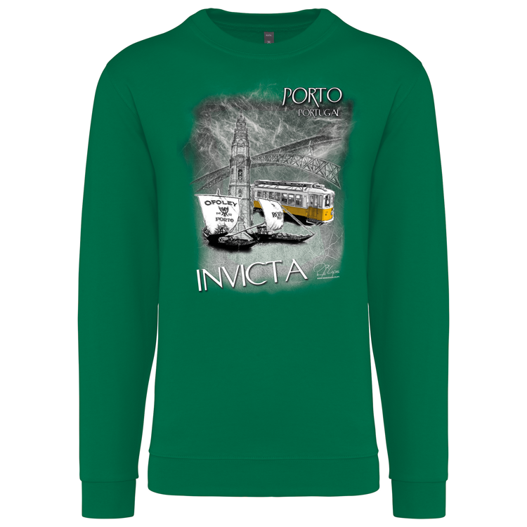 Sweatshirt Kariban sem Capuz Invicta