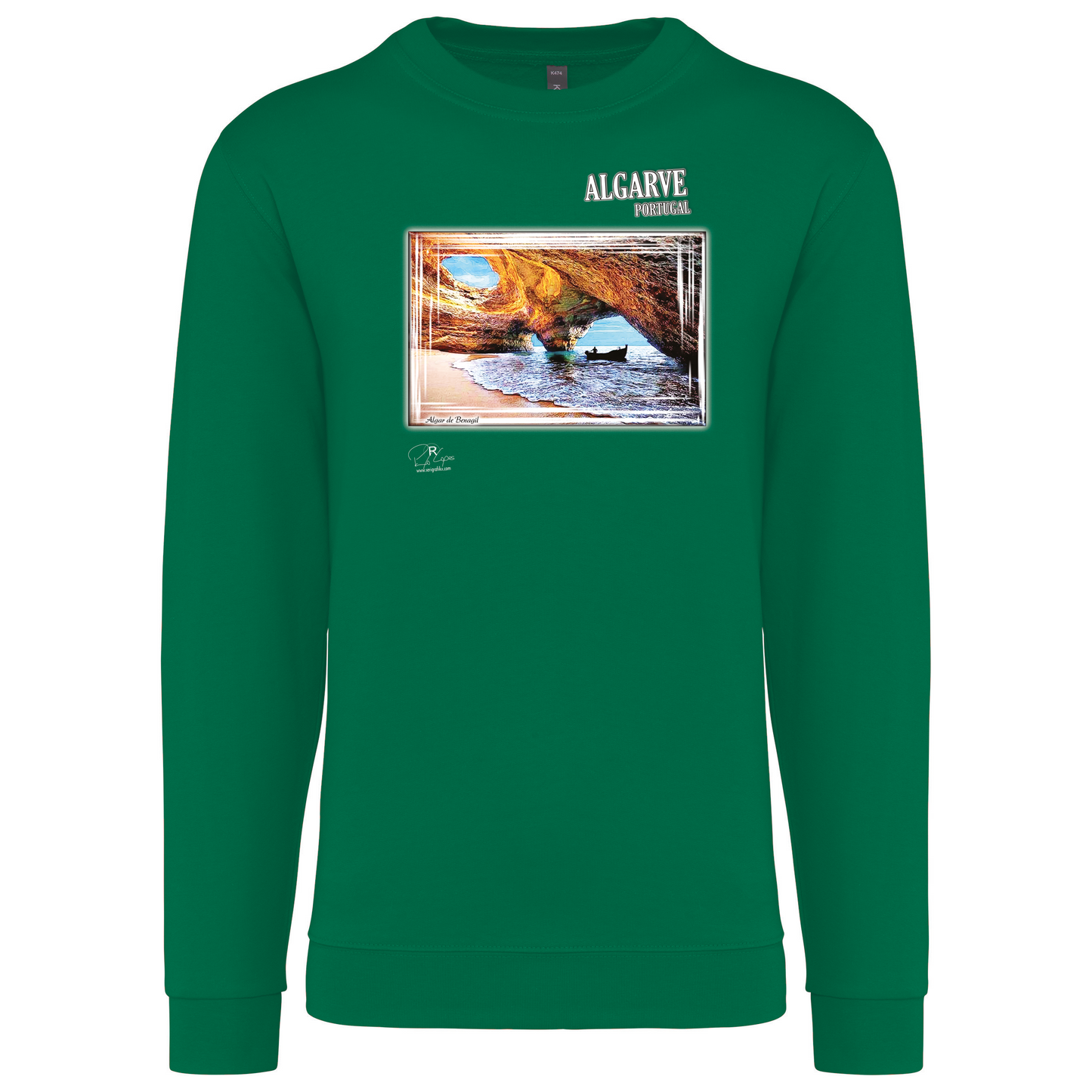 Sweatshirt Kariban sem Capuz Algar de Benagil