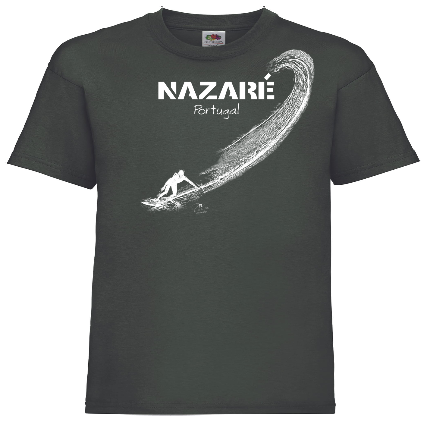 T-shirt Fruit of the Loom Kids Surf Nazaré