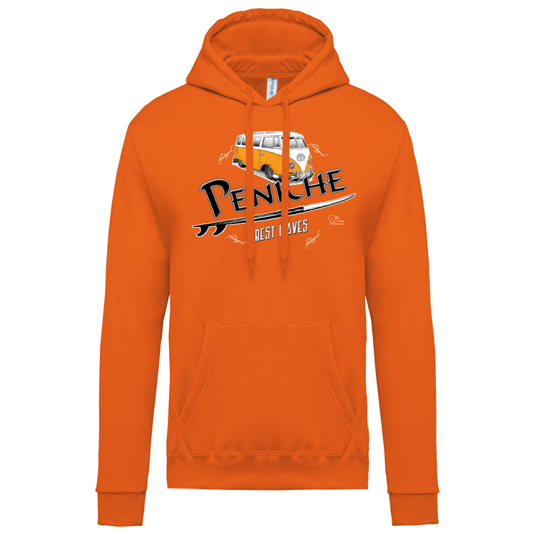 Sweatshirt Kariban com Capuz Pão de Forma Peniche