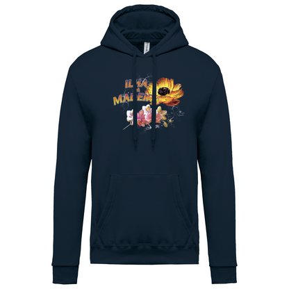 Sweatshirt Kariban com Capuz Madeira Flowers