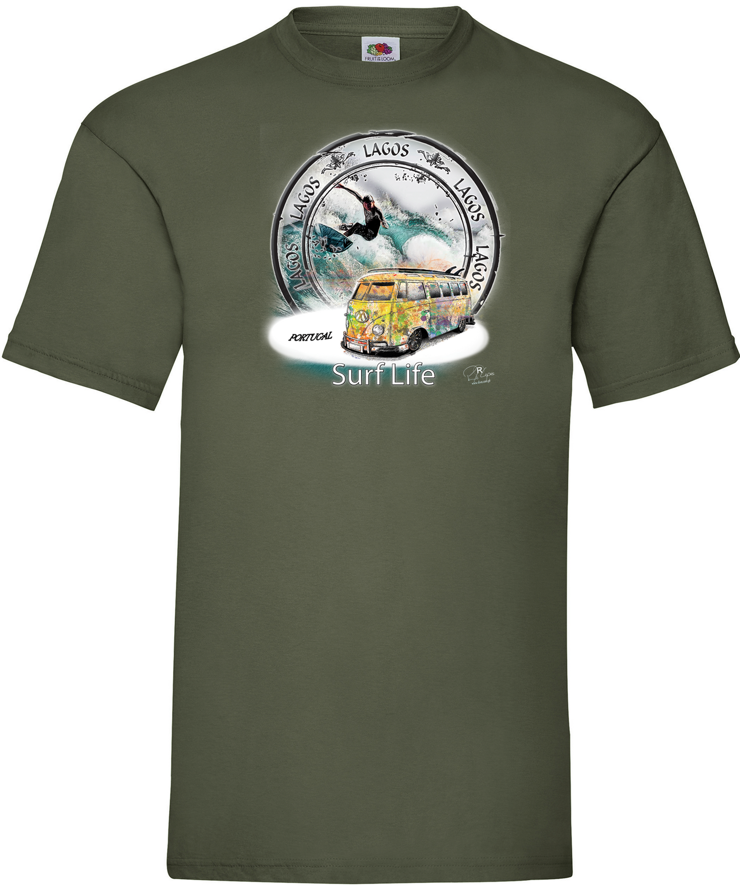 T-shirt Surf Life Lagos
