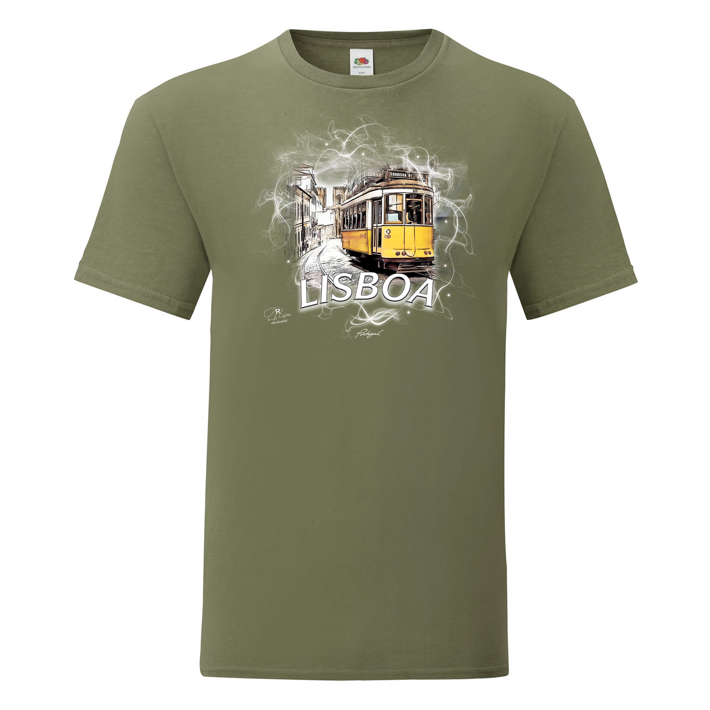 T-shirt Fruit of the Loom, Iconic, 150g, Carreira 28 Lisboa