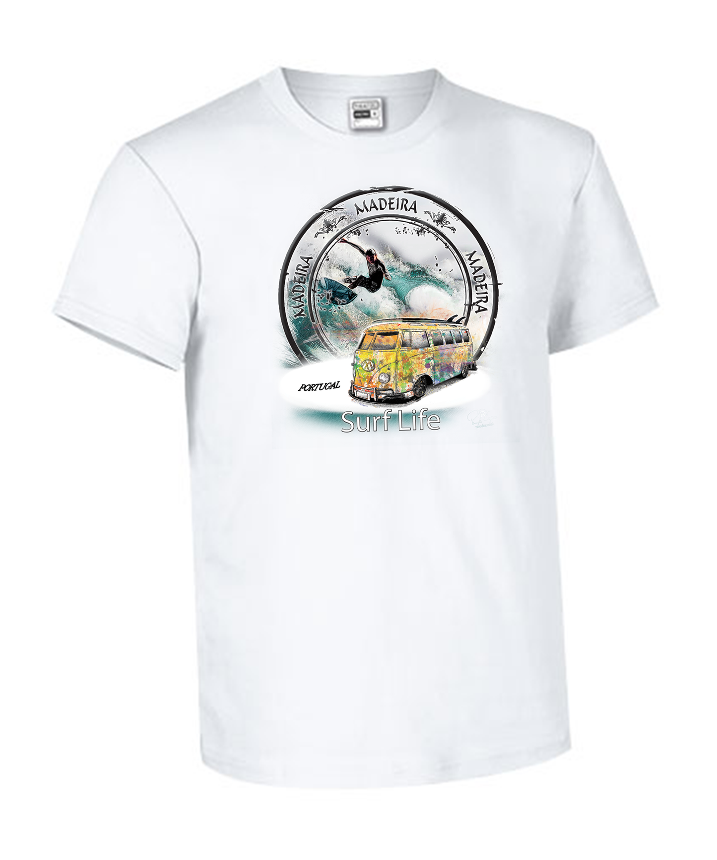 T-shirt Kids Surf Life Ilha da Madeira