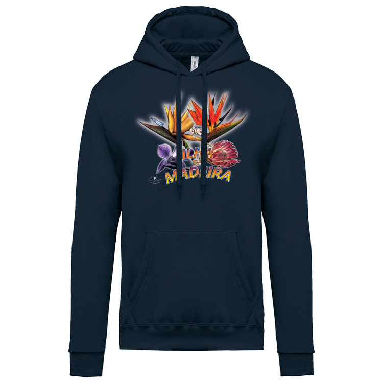 Sweatshirt Kariban com Capuz Estrelícias