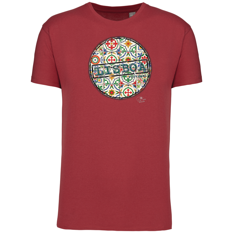 T-Shirt Algodão Biológico Pin Lisboa