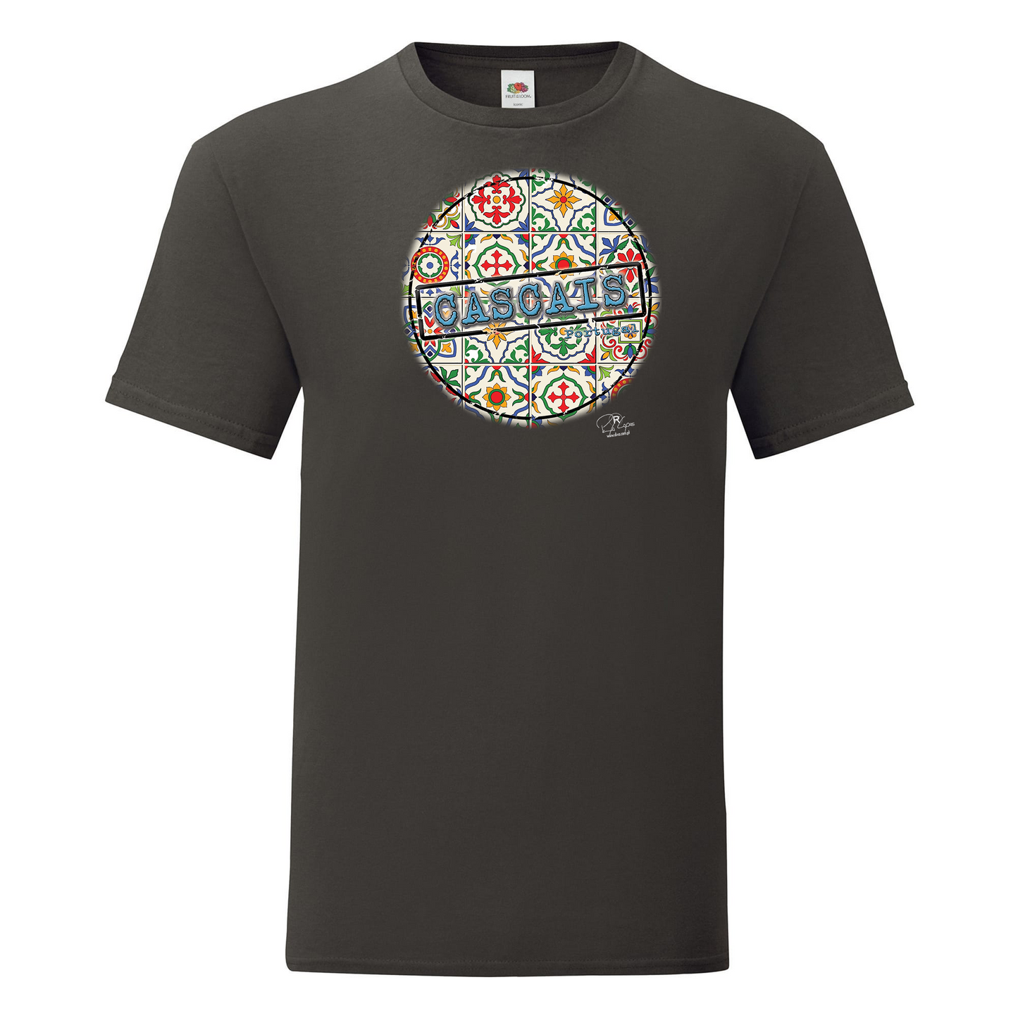 T-shirt Fruit of the Loom, Iconic, 150g, Pin Cascais