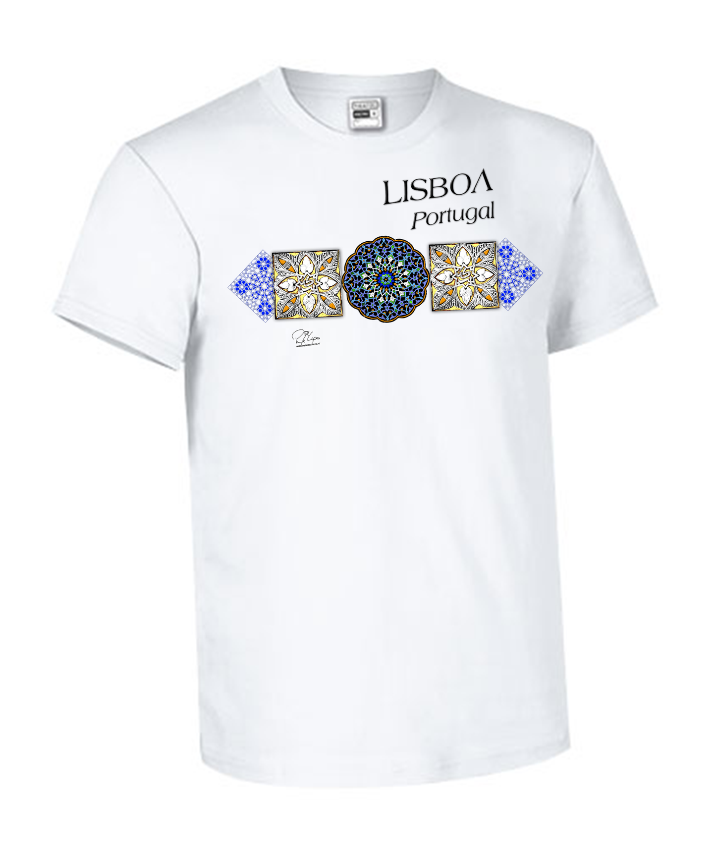 T-shirt Kids Azulejo Árabe Lisboa