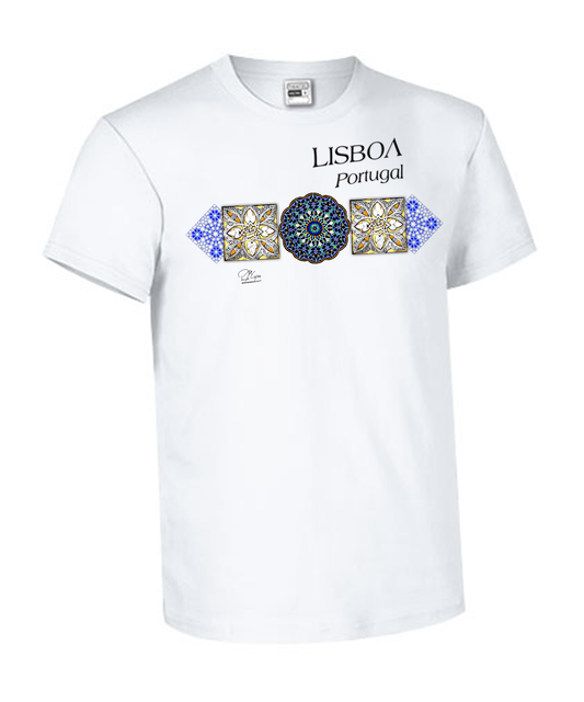T-shirt Kids Azulejo Árabe Lisboa