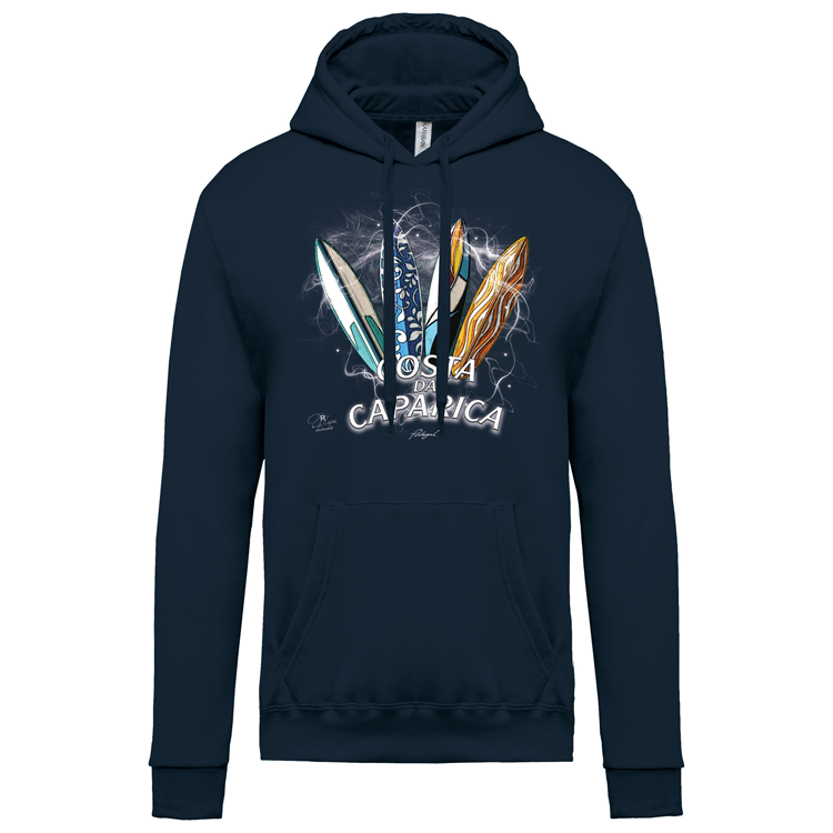 Sweatshirt Kariban com Capuz Surfboards Caparica