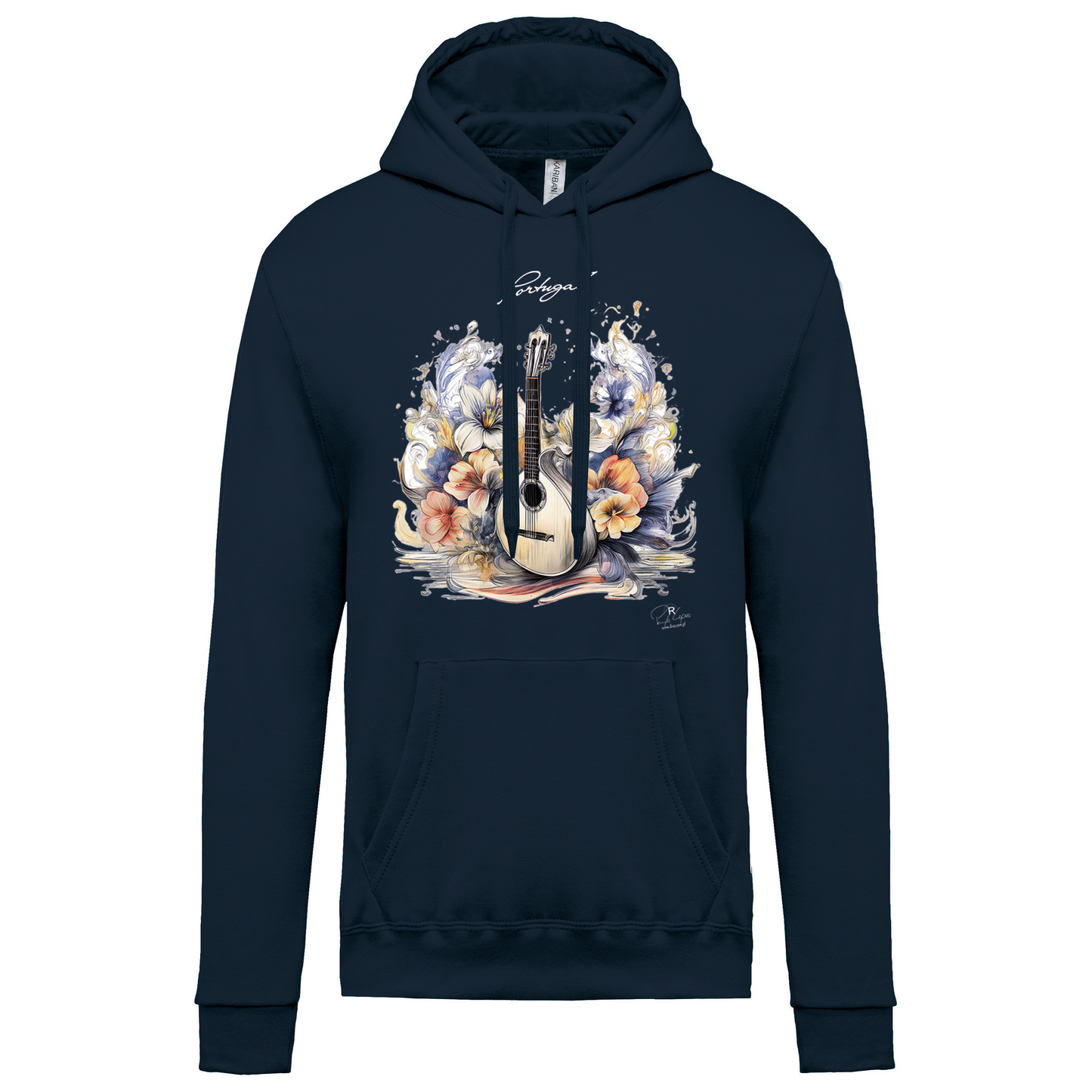 Sweatshirt Kariban com Capuz Guitarra Portuguesa