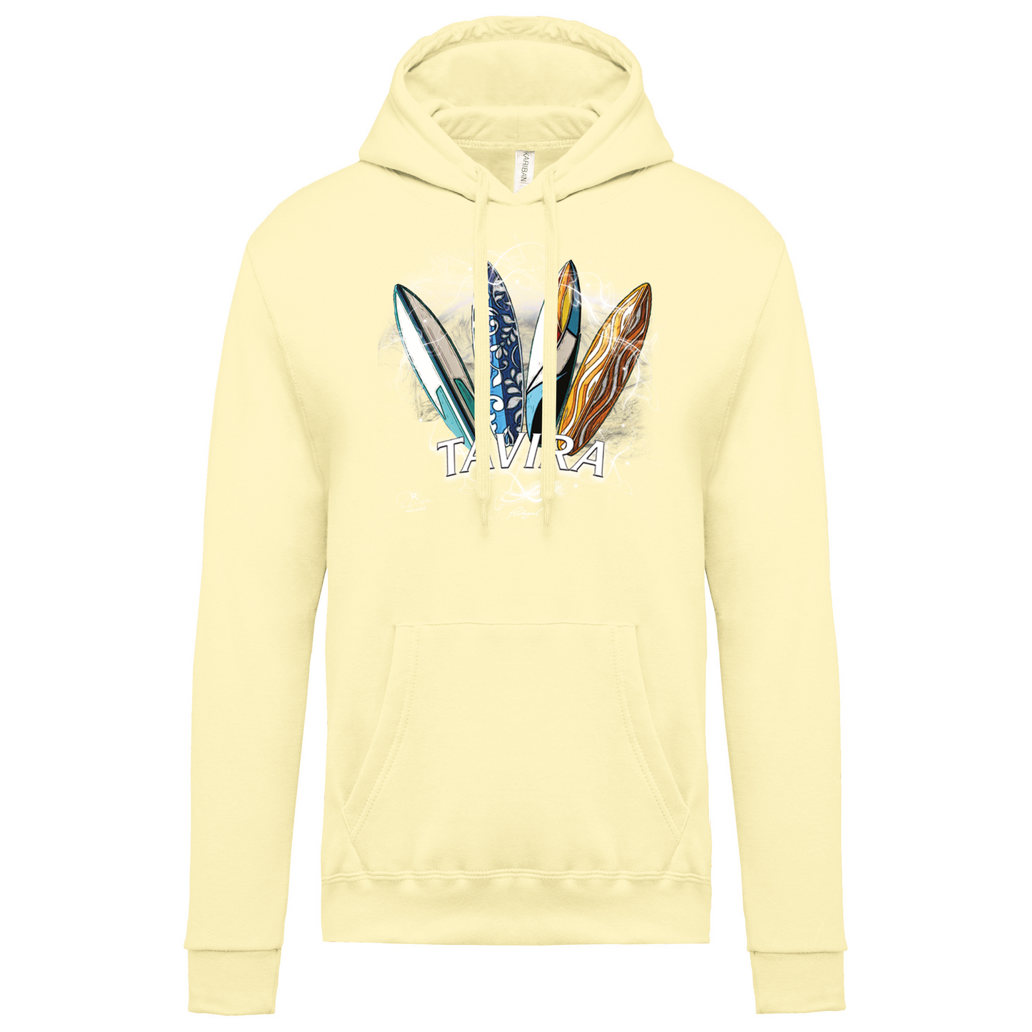 Sweatshirt Kariban com Capuz Surfboards Tavira