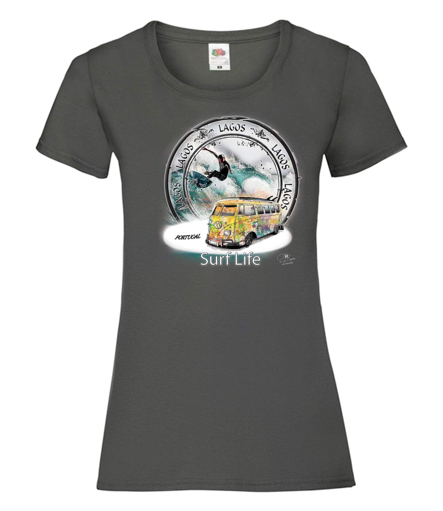T-shirt Senhora Surf Life Lagos