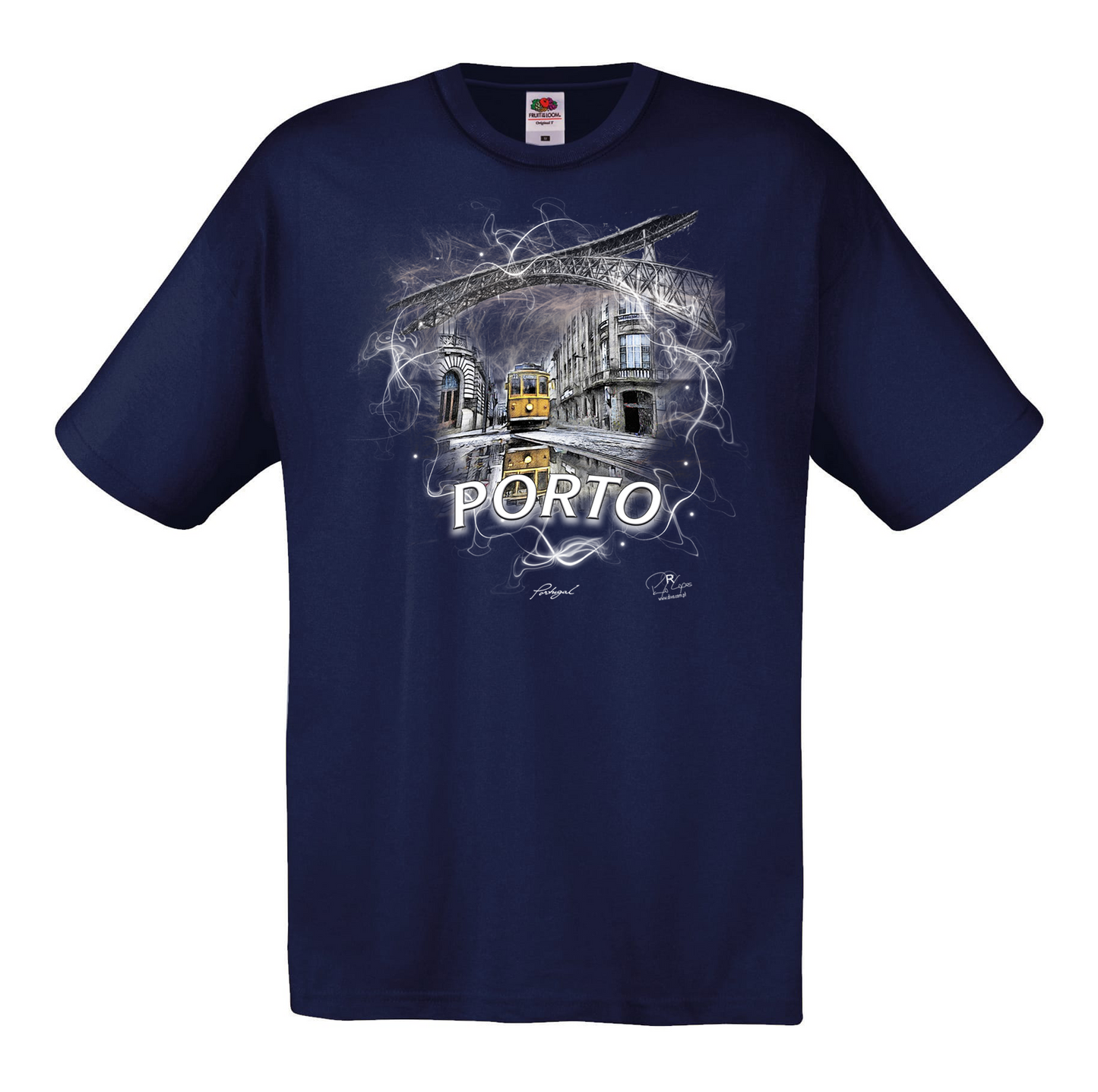 T-shirt Fruit of the Loom, Original 145g, Carreira 22 Porto