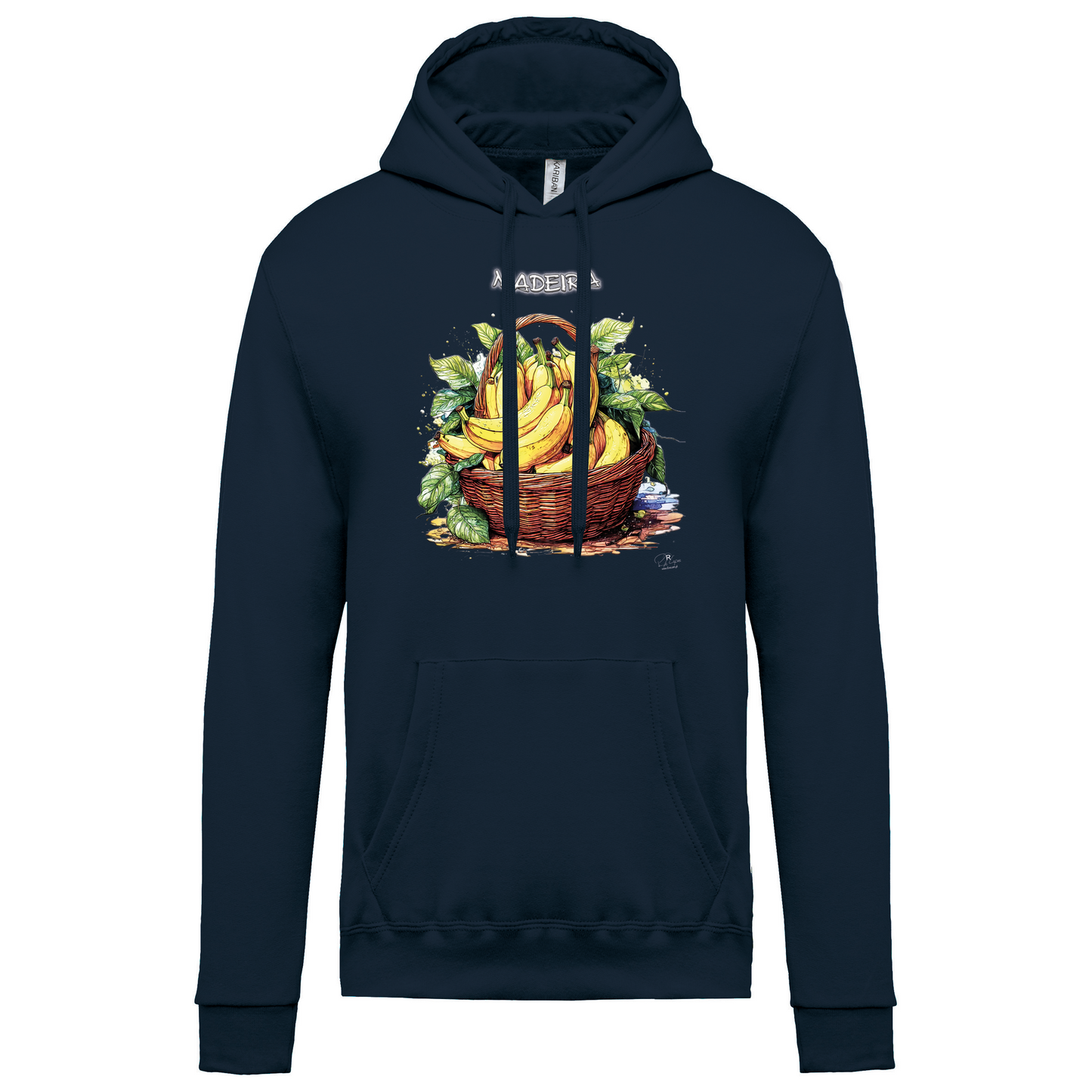 Sweatshirt Kariban com Capuz Cesto Bananas