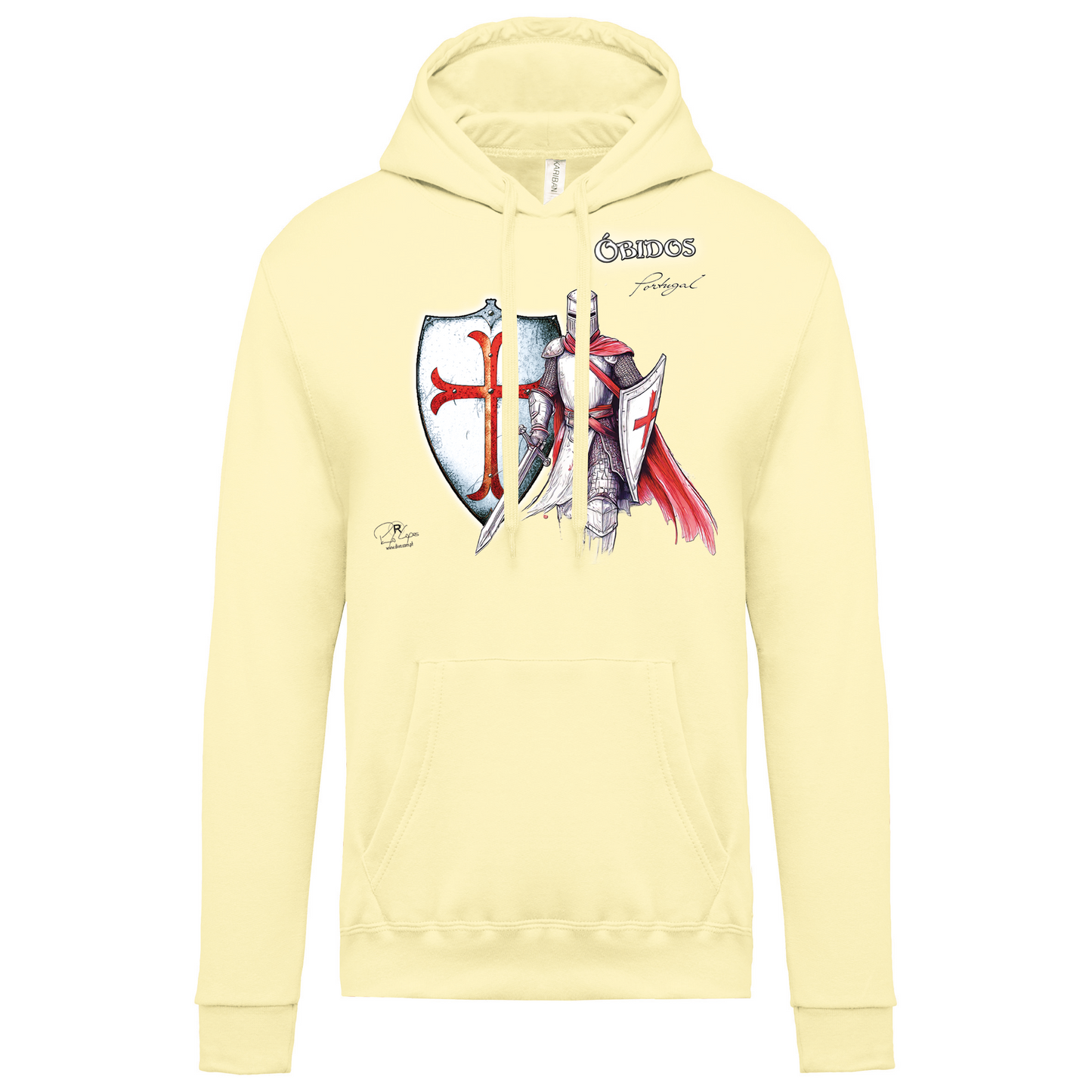 Sweatshirt Kariban com Capuz Templário Óbidos