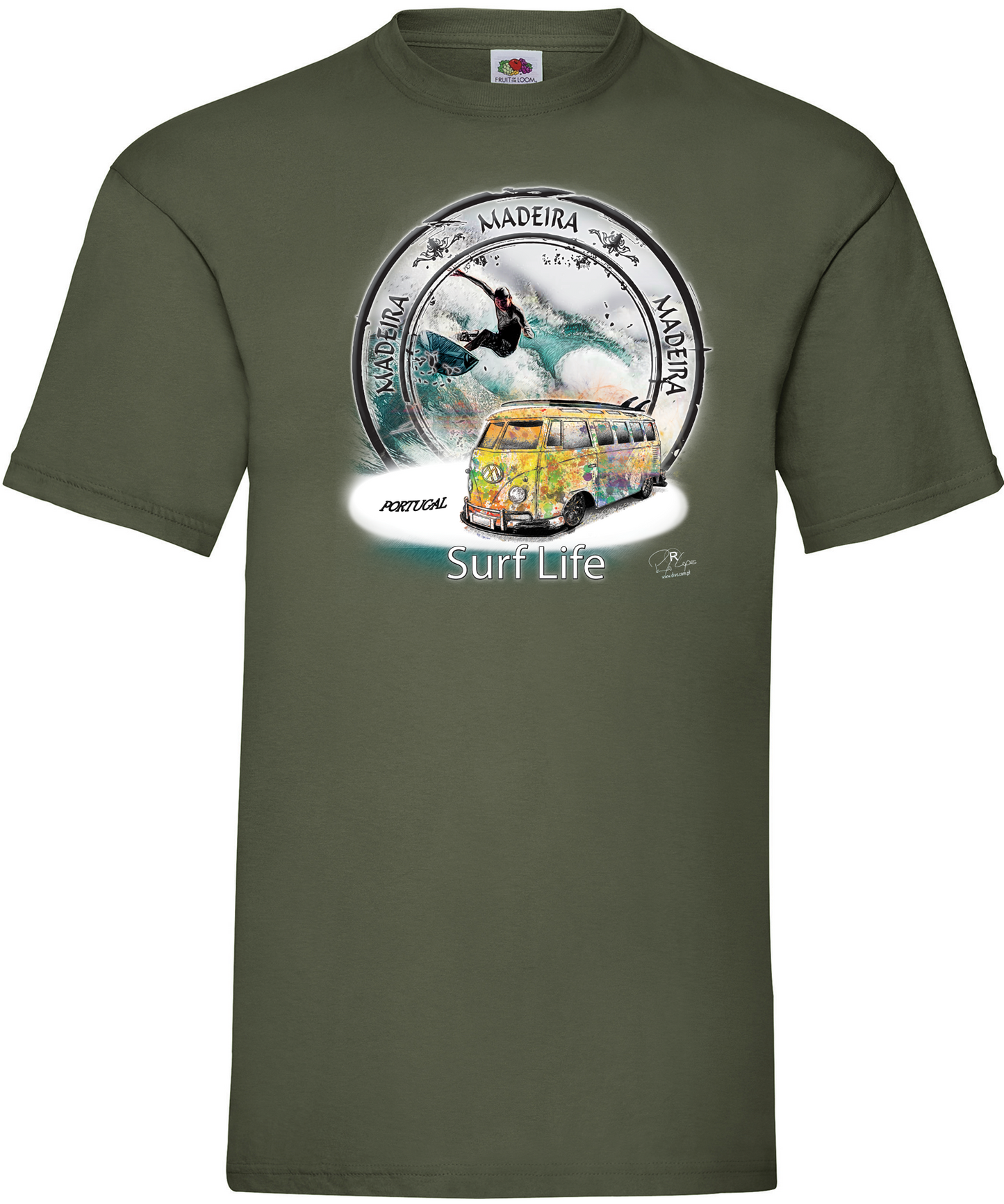 T-shirt Surf Life Madeira