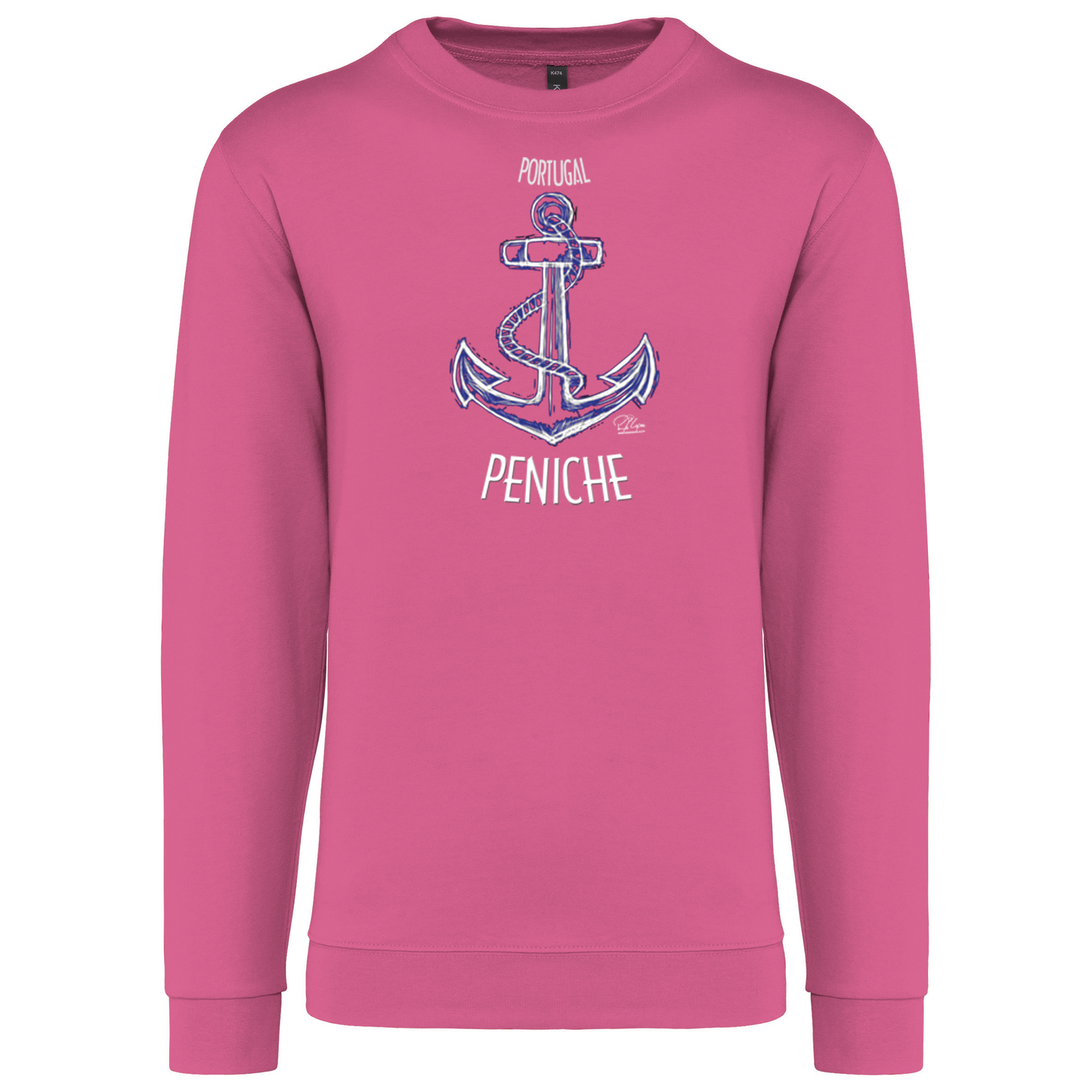 Sweatshirt Kariban sem Capuz Âncora Peniche