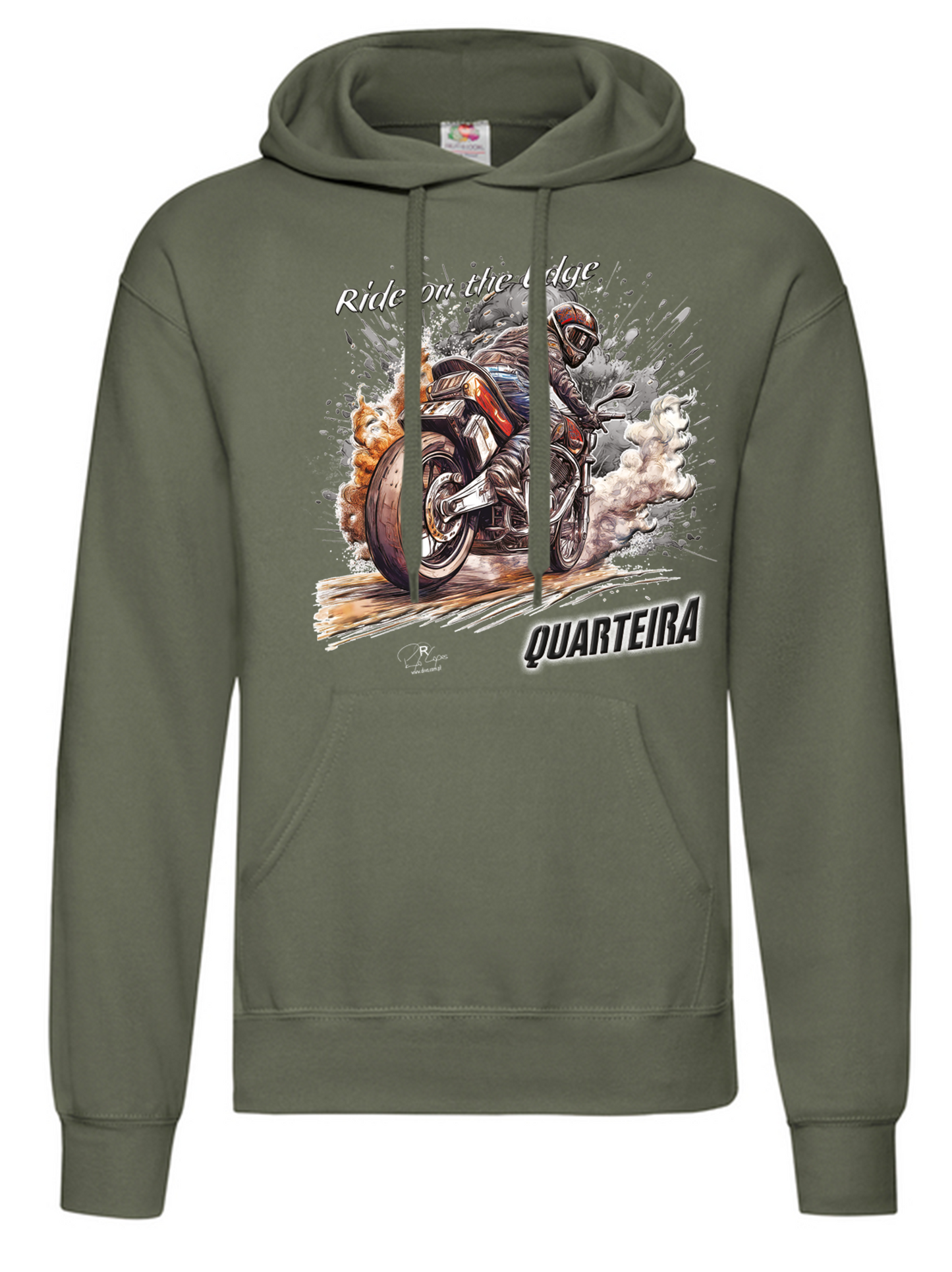 Sweatshirt Surfboards Ride on the Edge Quarteira