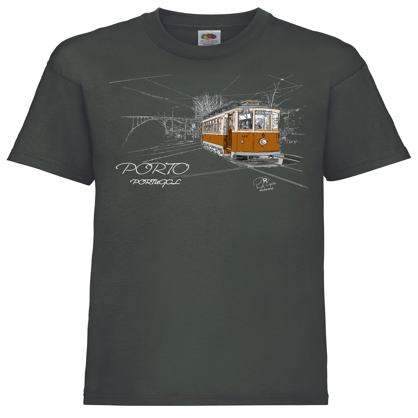 T-shirt Fruit of the Loom Kids Carmo