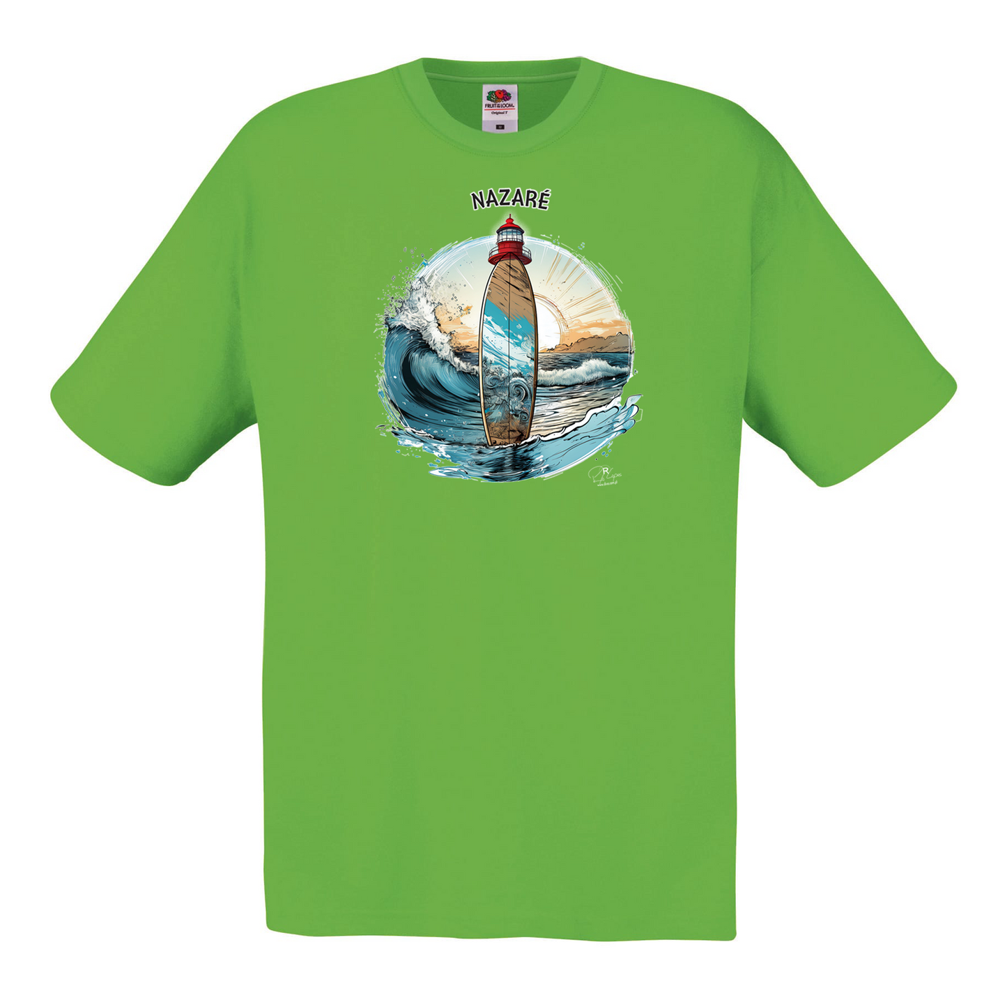 T-shirt Fruit of the Loom, Original 145g, Sol Nazaré