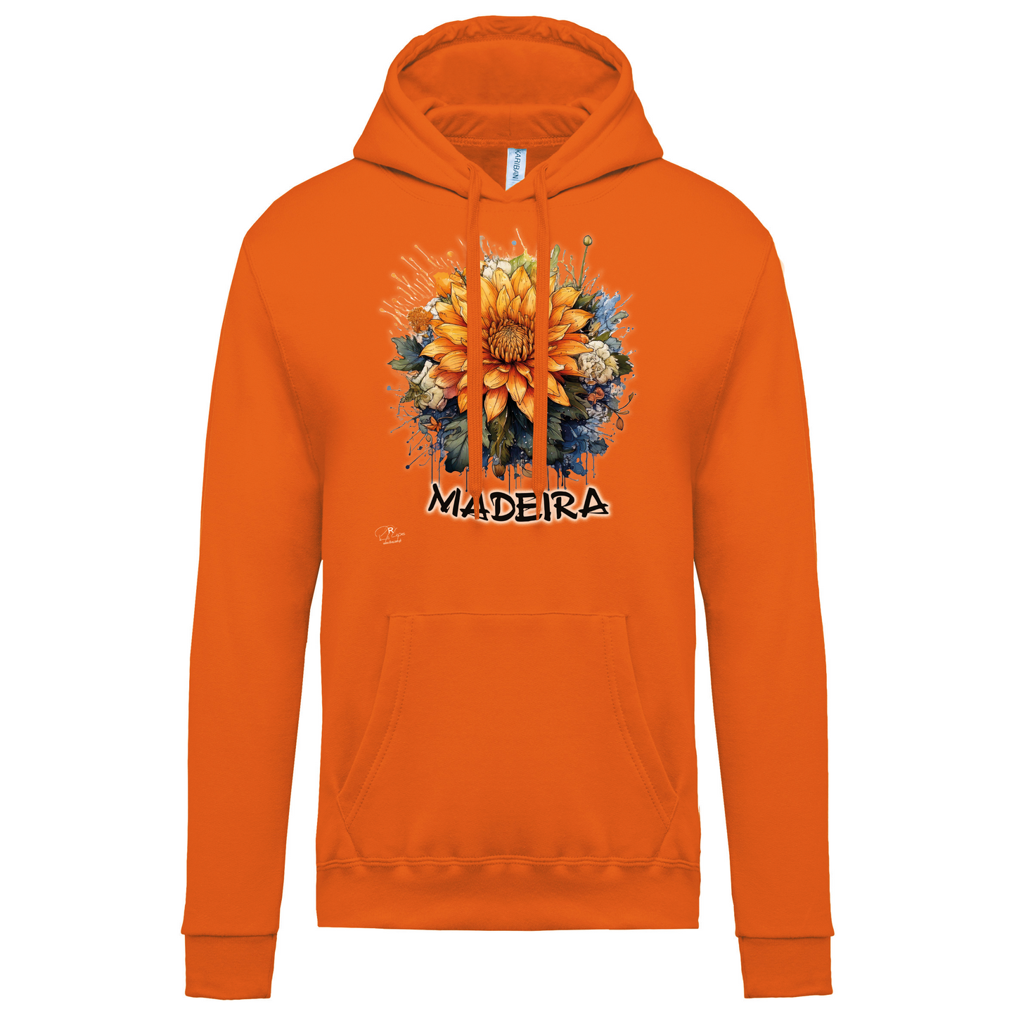Sweatshirt Kariban com Capuz Arranjo Floral 1