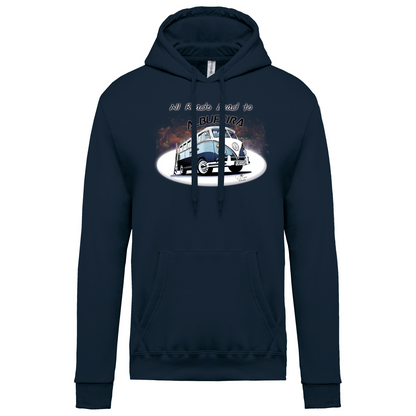 Sweatshirt Kariban com Capuz All Roads Lead to Albufeira