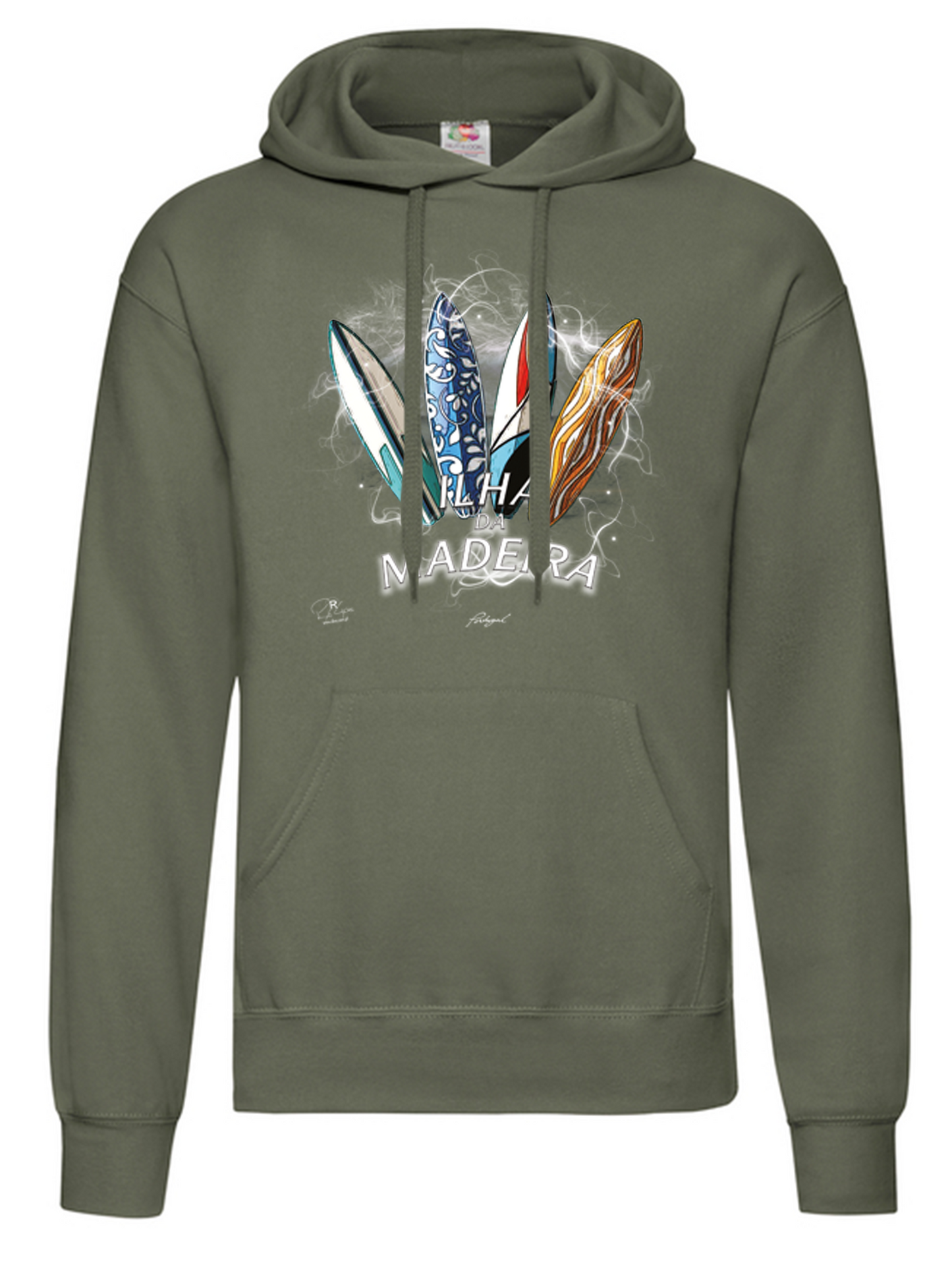 Sweatshirt Surfboards lha da Madeira