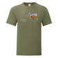 T-shirt Fruit of the Loom, Iconic, 150g, Carmo