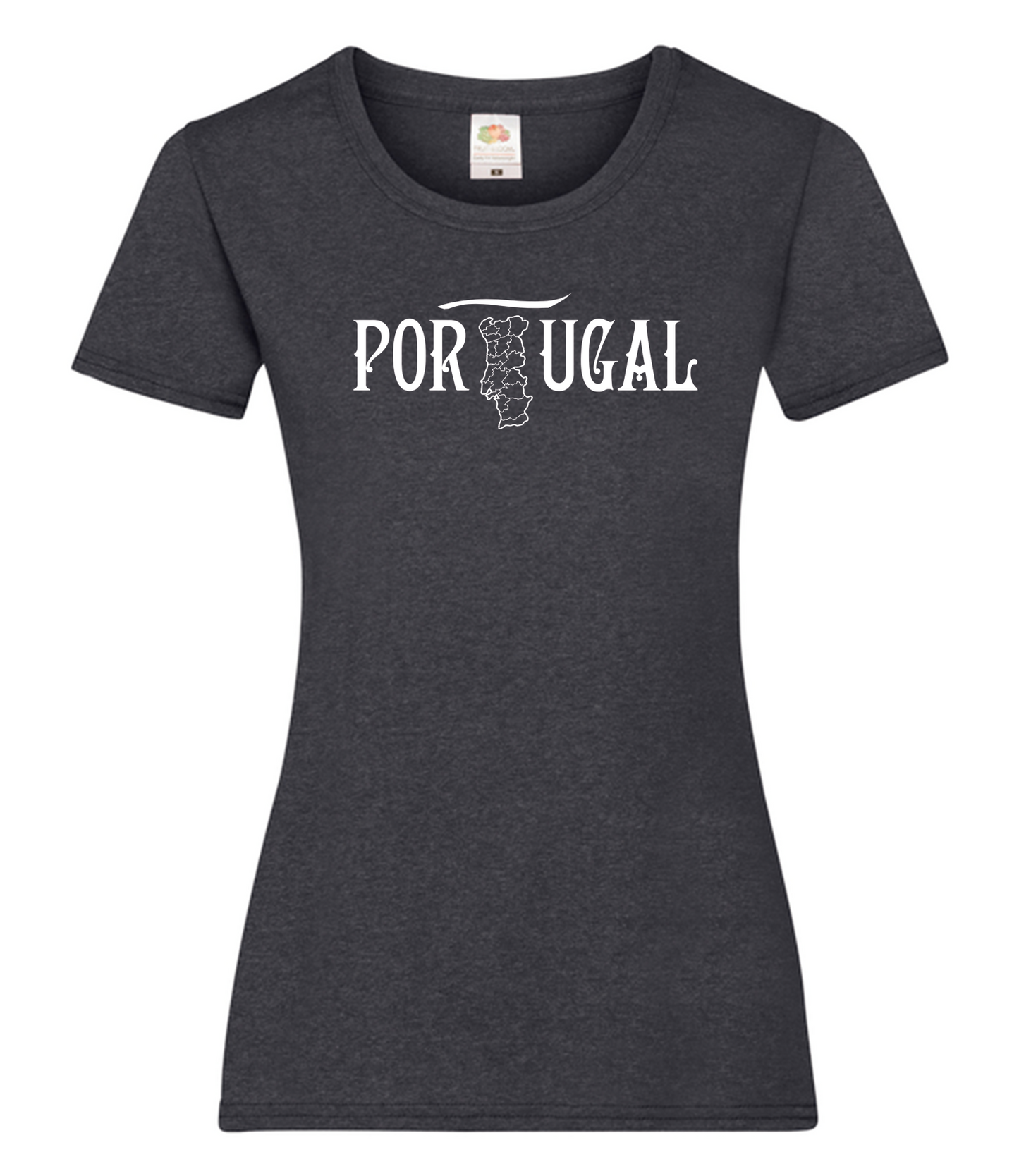T-shirt Senhora Mapa de Portugal