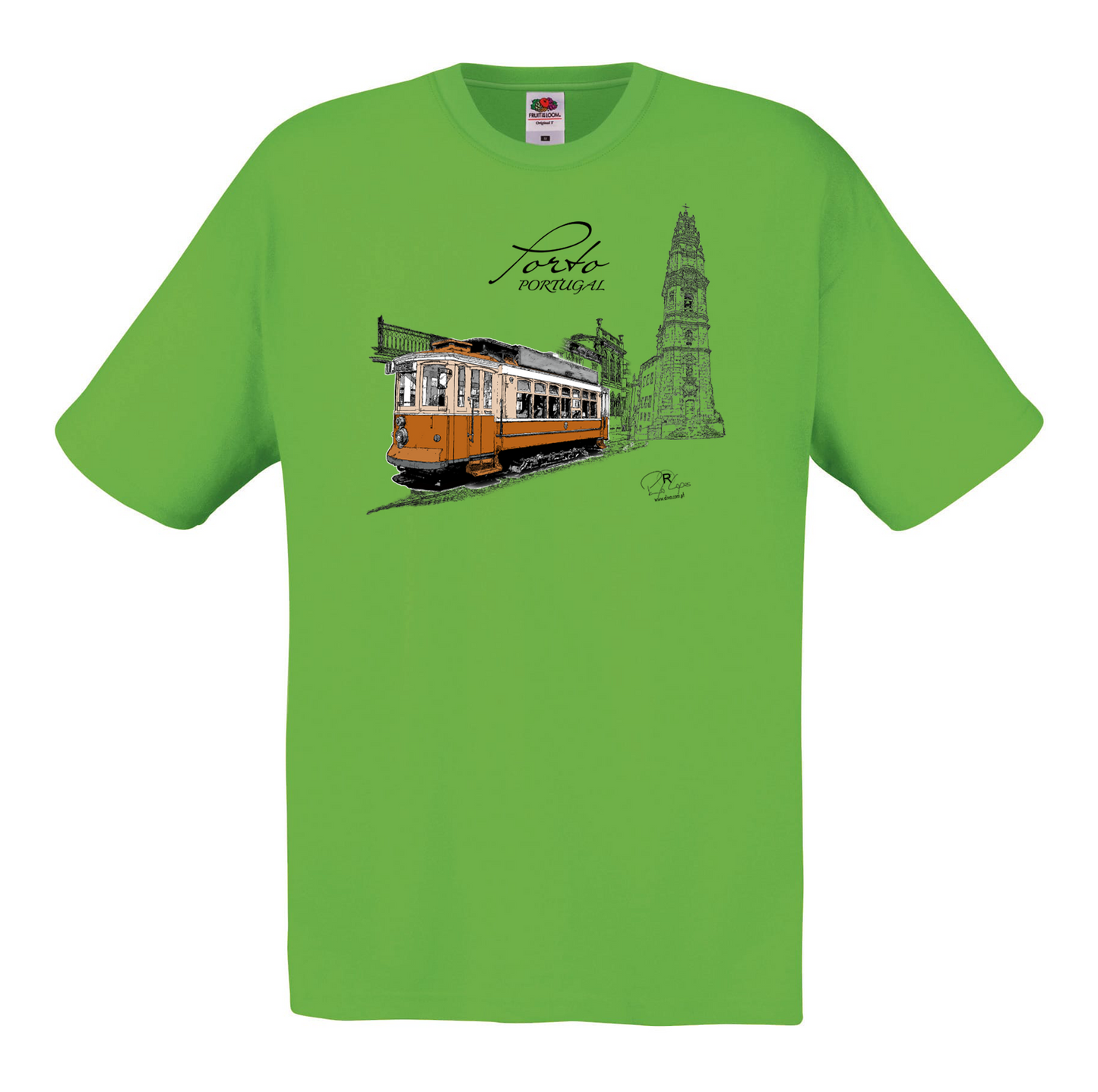 T-shirt Fruit of the Loom, Original 145g, Clérigos