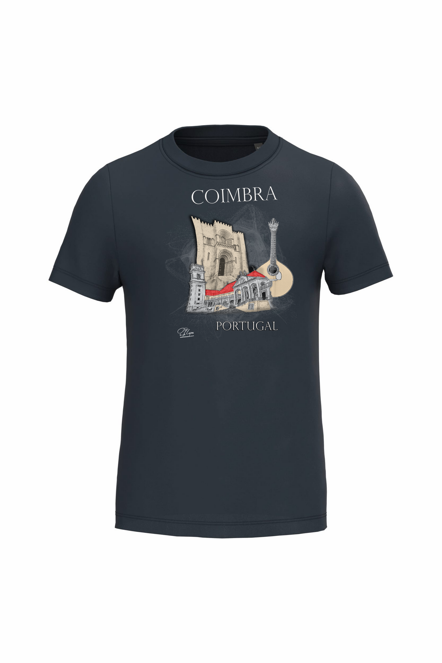 T-shirt de Criança Kariban Sé de Coimbra