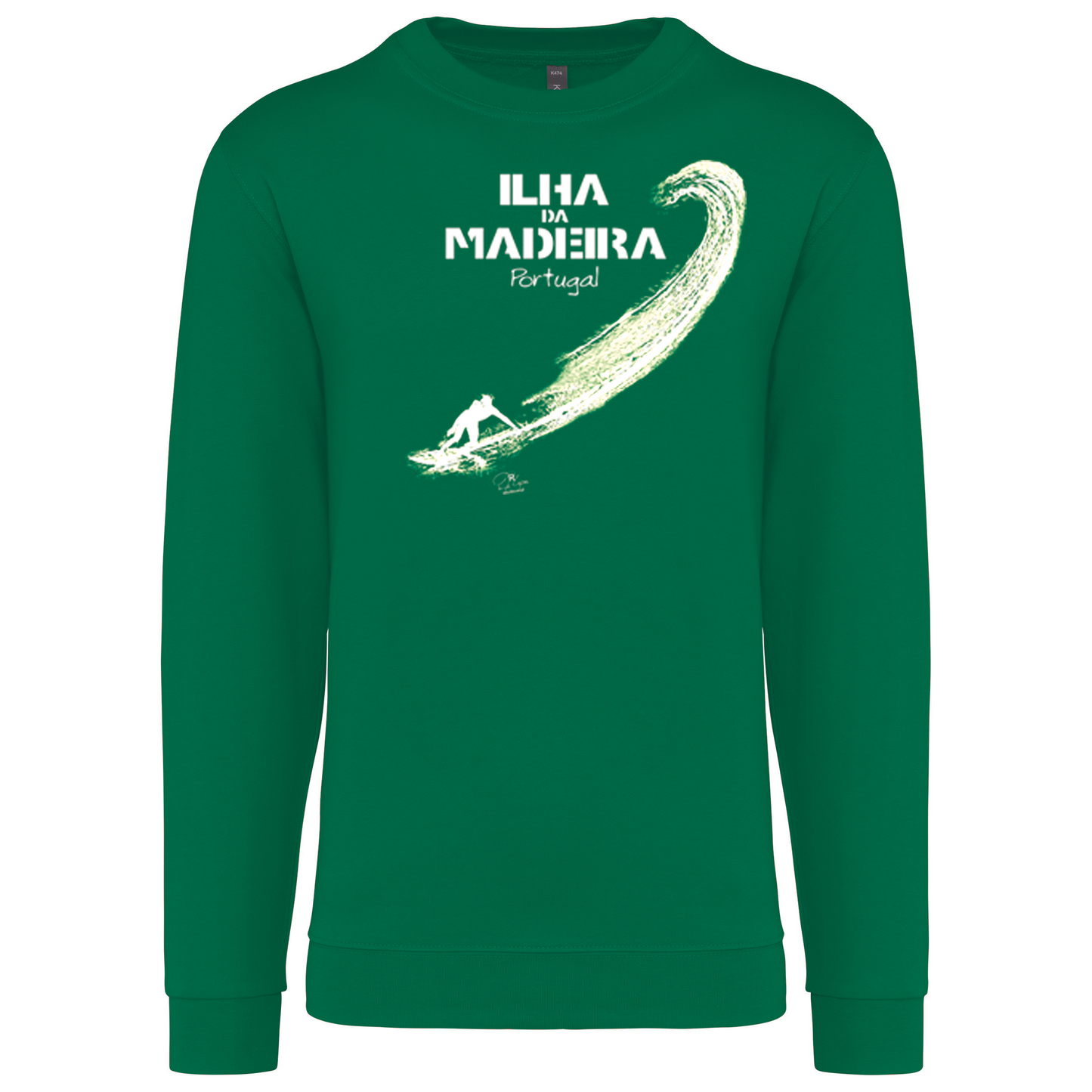Sweatshirt Kariban sem Capuz Surf Ilha da Madeira