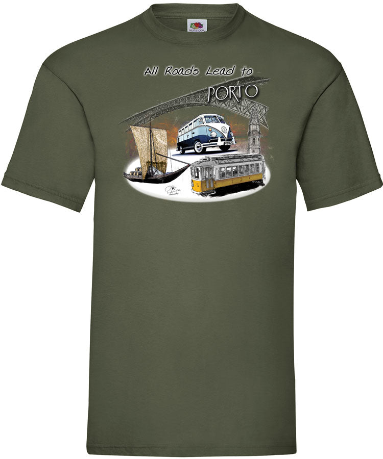 T-shirt All Roads Lead to Porto