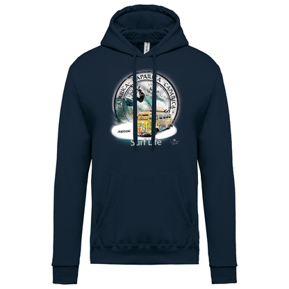 Sweatshirt Kariban com Capuz Surf Life Caparica
