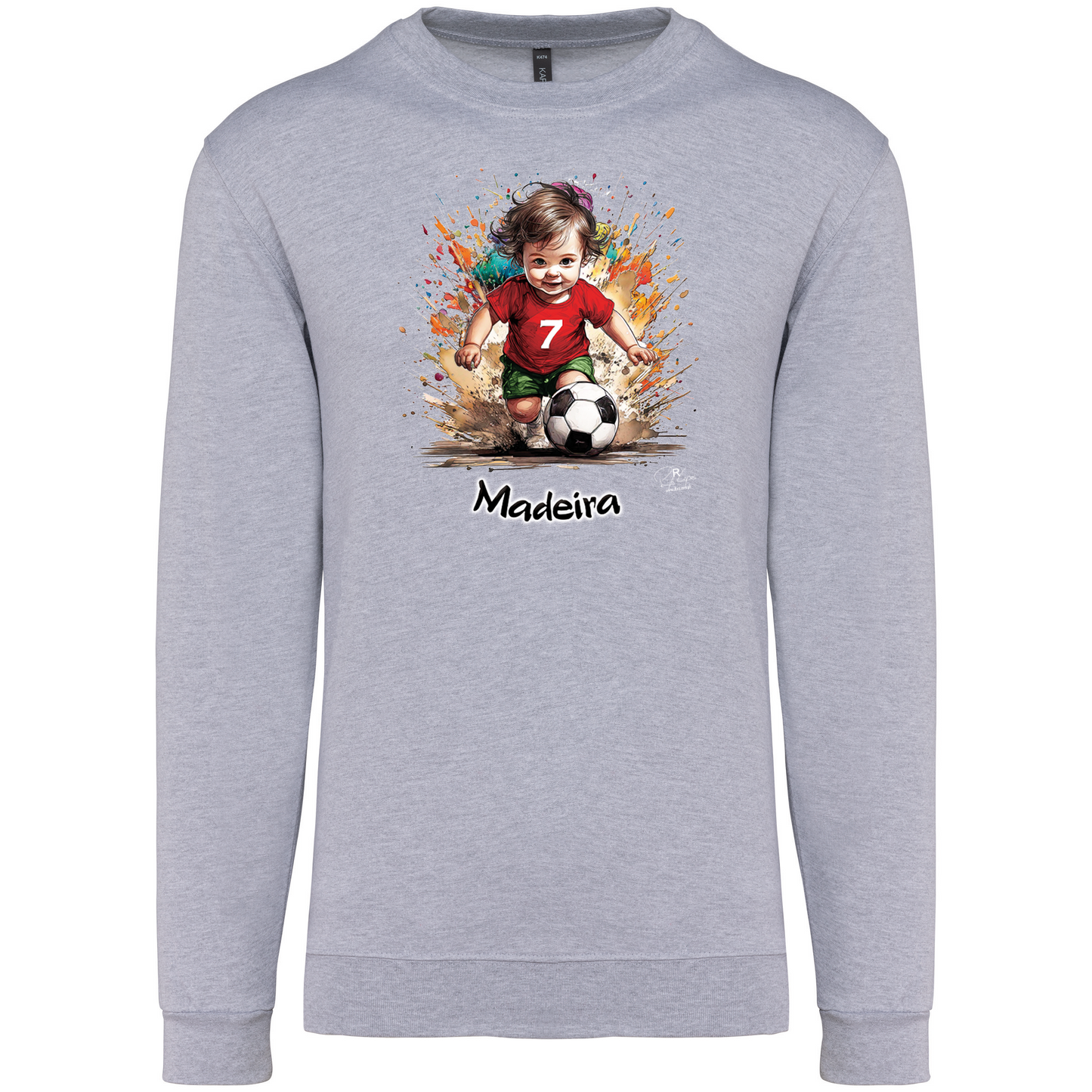 Sweatshirt Kariban sem Capuz 7 Madeira