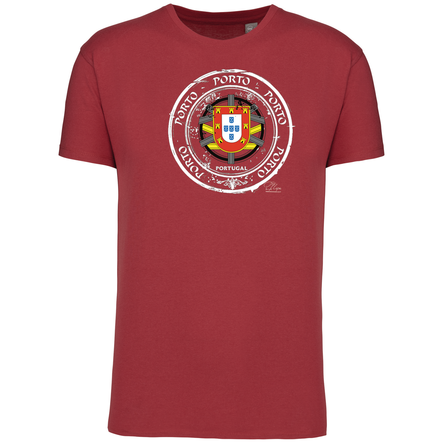 T-Shirt Algodão Biológico Selo Escudo Porto