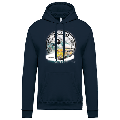 Sweatshirt Kariban com Capuz Surf Life Quarteira