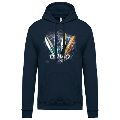 Sweatshirt Kariban com Capuz Surfboards Olhão