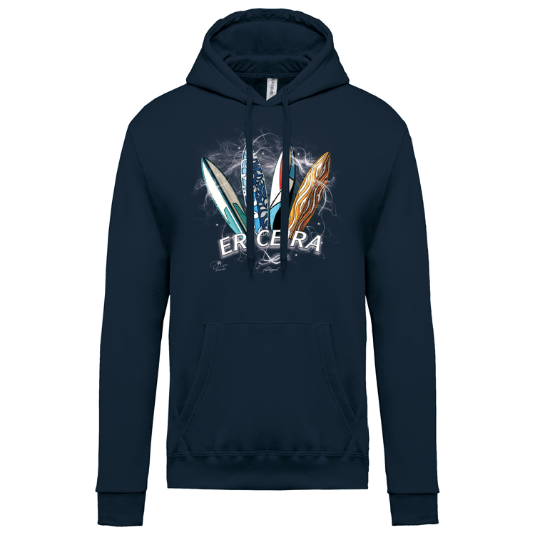 Sweatshirt Kariban com Capuz Surfboards Ericeira